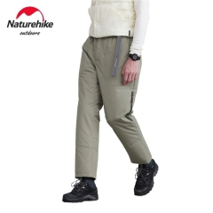 Naturehike Outdoor Down Pants Waterproof Wear Lightweight Hiking Camping Warm Winter Men's Goose Down Pants