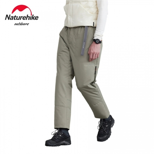 Naturehike pantalon d'extérieur imperméable, léger, pour randonnée, Camping, chaud, hiver, en duvet d'oie pour hommes
