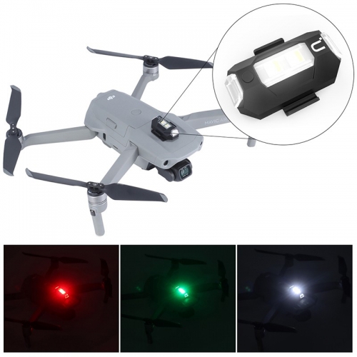 Lumière de Drone Rechargeable Ulanzi DR-02 pour DJI Mavic 2 Pro/air 2 accessoires de drone d'éclairage stroboscopique Anti-collision de mouche de nuit