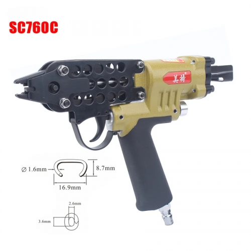 Sc760c Air C Nail Gun Pneumatic Cage Stapler