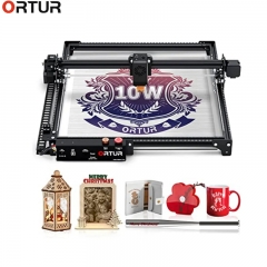 Graveur laser Ortur Laser Master 2 Pro-S2-LU2-10A, puissance de sortie 10w, découpeur et machine à graver pour bois et métal 40x40cm