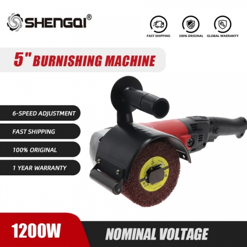 SHENGQI 1200W Polishing Machine Car Polisher Electric Sander Grinder Stainless Steel Grinding Polisher Metal Drawing Machine