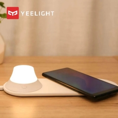 Yeelight chargeur sans fil avec veilleuse LED Attraction magnétique charge rapide pour iPhones Samsung Huawei téléphones