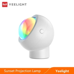 Yeelight Rainbow Sunset Red Projector Led Night Light Sun Projection Desk Lamp with Magnetic base 360 free rotation