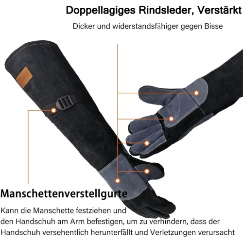 handschuhe blinker ROCKBROS Winter Lenkerstulpen Winddicht Motorrad Handschuhe Schwarz   ROCKBROS-DE
