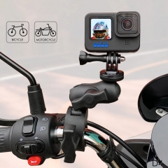 Pour GoPro 12 11 10 9 support d'accessoires de moto guidon