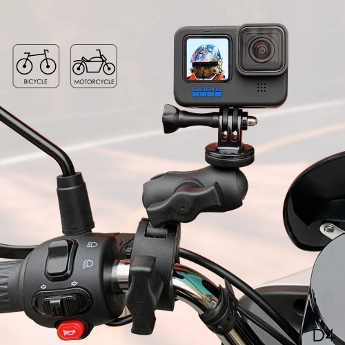 For GoPro 12 11 10 9 Motorcycle Accessories Holder Handlebar