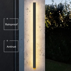 Wasserdichte outdoor wand lampe LED Lange wand lampe IP65 Aluminium Licht Garten Villa veranda Leuchte Licht Leuchte