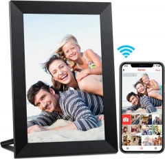 10.1 Zoll WiFi 16 GB Digitaler Bilderrahmen IPS Touchscreen Automatische Drehung Einfache Einrichtung zur Gemeinsamen Nutzung von Fotos und Videos