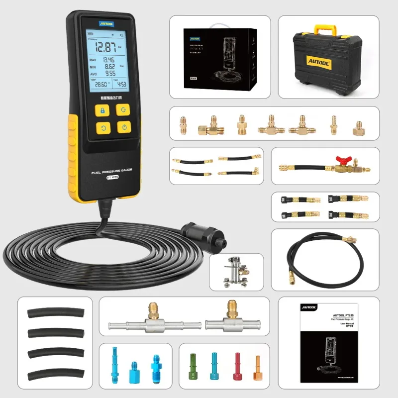 Autool pt635 automobil kraftstoff manometer