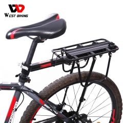 West Biking Fahrrad Cargo Racks Verbesserte Version MTB Strand Rennrad Gepäck Rack Reflektierende Logo Radfahren Kick Bike Rack