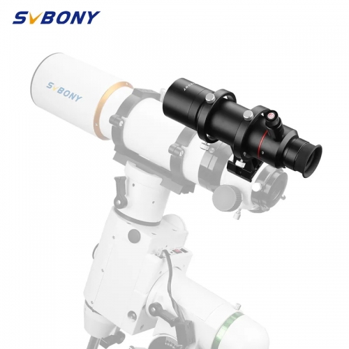 Svbony sv208 télescope astronomique finder lunette avec illuminé 8x50 image correcte en ligne droite