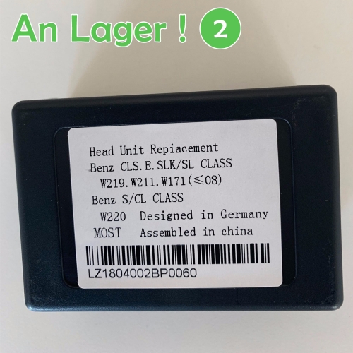 Glasfaser-Decoder Most Box für Mercedes Benz mit Bose oder Harman Kardon Sound System/ mit Audio Gateway System für Mercedes Benz E CLS SLK SL S CL Se