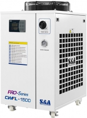 Refroidisseur d'eau industriel S&A CWFL-1500AN pour machine de découpe et gravure laser à fibre