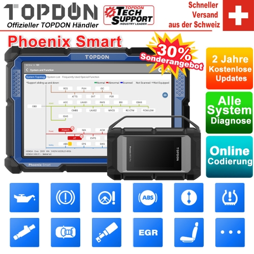 TOPDON PHOENIX SMART vehicle diagnostic devices OBD tester
