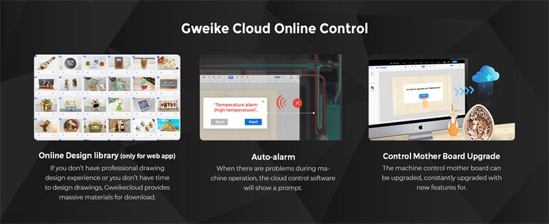 Gweike cloud pro 55w Laser gravur maschine