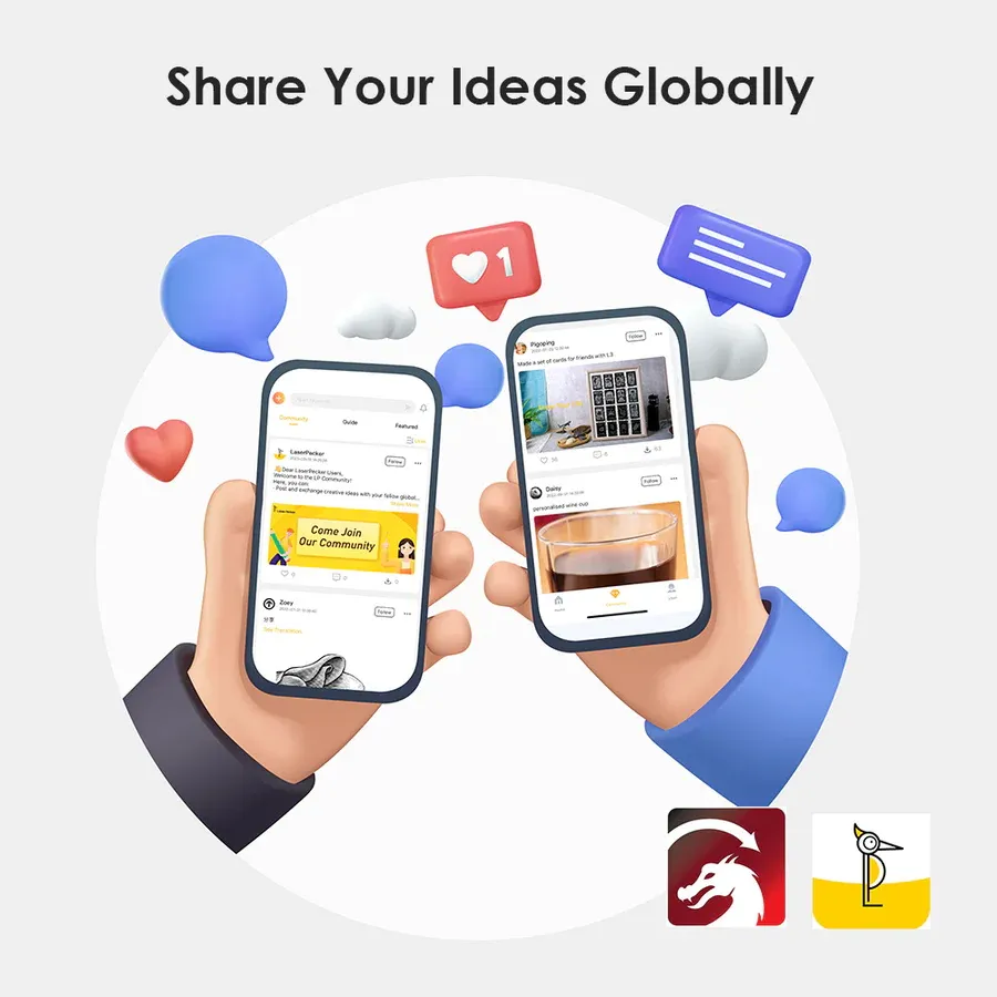 LaserPecker LX1 20W Laser Gravur