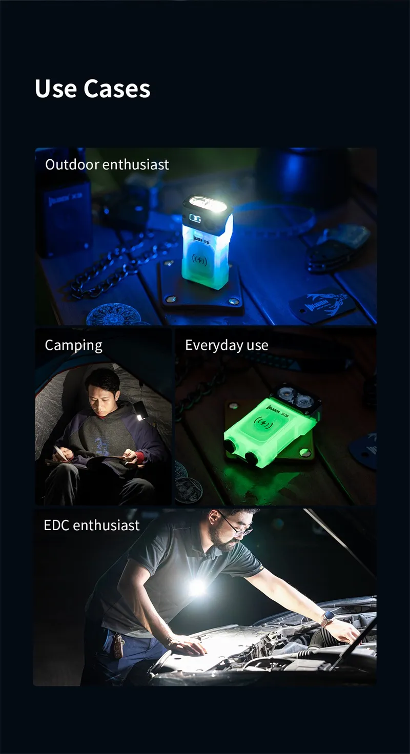 WUBEN X3 Eulen 700LM Mini Taschenlampe 