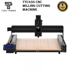 Twotrees TTC450 CNC Router for Wood DIY Mini Laser Engraving Machine 3 Axis CNC Router GRBL for Acrylic PCB PVC Metal