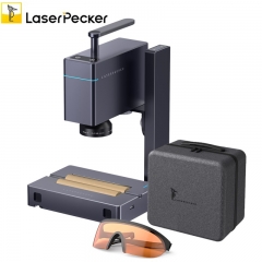 LaserPecker 3 Deluxe graveur laser pulsé infrarouge 1064nm lumière rouge froide machine portable de marquage par fibre gravure+rouleau+sac