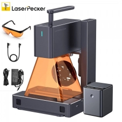 LaserPecker 2 Deluxe Laser Engraving Machine Handheld Laser Engraver Cutter with Power Bank and Roller