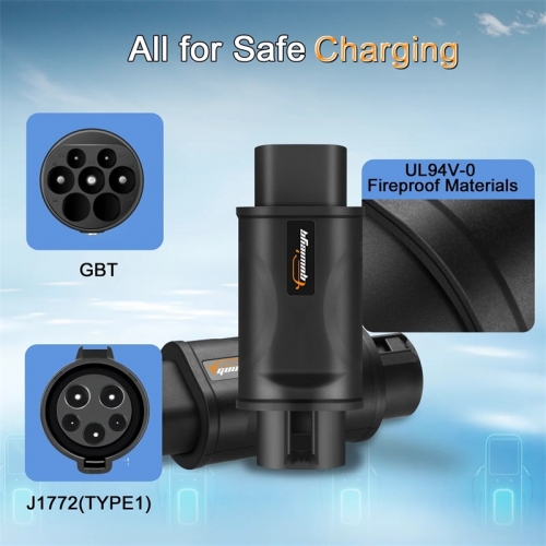 Adapter Typ1 zu gbt Adapter 32a sae j1772 zu gbt  Adapter