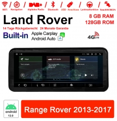 12.3 pouces Qualcomm Snapdragon 668S Android 13.0  Autoradio/ Multimédia 8Go de RAM 128Go de ROM pour Range Rover Sport 2013-2017 CarPlay intégr