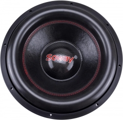 Soway SW15-37A 15 Zoll RMS 2500W Bester Auto-Subwoofer für Auto mit Verstärker 88DB Power 5000W Car Audio Subwoofer