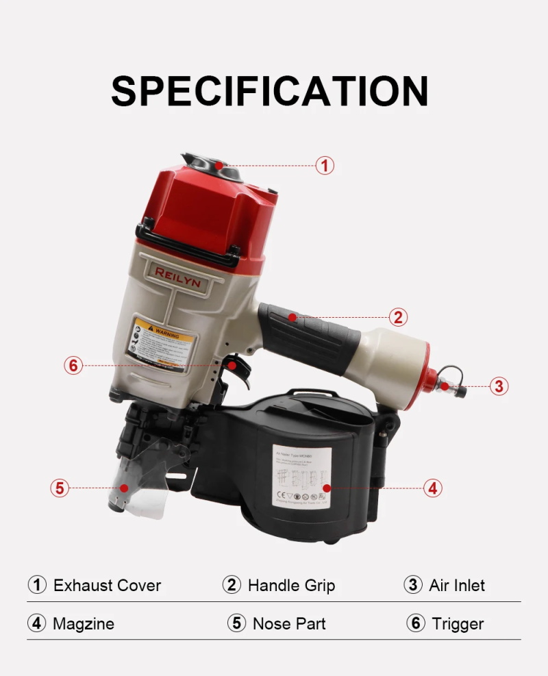 pneumatic air nailer