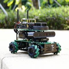 Rosmaster x3 ros2 robot mecanum roue cadre en alliage d'aluminium pilote automatique cartographie lidar