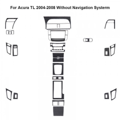 Kit de garniture intérieure 27 pièces pour Acura TL 2004-2008