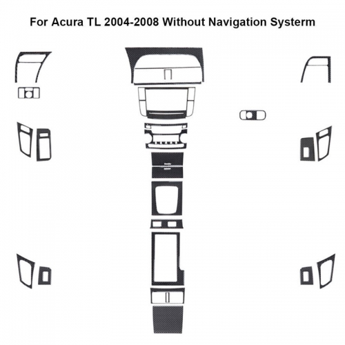 27-teiliges Innenausstattungs-Set für Acura TL 2004–2008