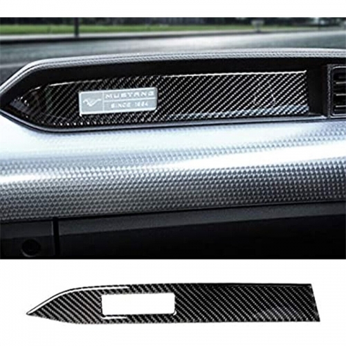 Carbon-Faser-Innenraum-Armaturenbrett-Panel-Abdeckungs-Ordnung, passend für Ford Mustang 2015–2019