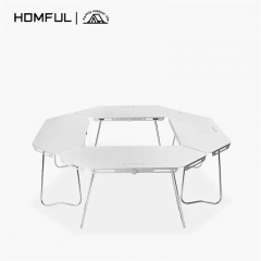 New Arrival Outdoor Ultralight Aluminum Alloy Folding Picnic Equipment Camping Folding Table