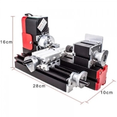 Mini tour rotatif à métal de grande puissance, outil de bricolage, moteur 20W 20000 tr/min, un ensemble de Machine multifonction en métal Miniature