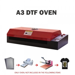 DTF four A3 A4 dtf impression transfert four durcissement film transfert dtf feuilles chu lame modèle directement à la machine film pour t-shirts