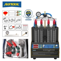 AUTOOL CT160 Auto Injecteur de carburant Chauffage Nettoyage & Testeur Machine Nettoyeur à ultrasons Essence Injecteur de carburant 4 cylindres 220V