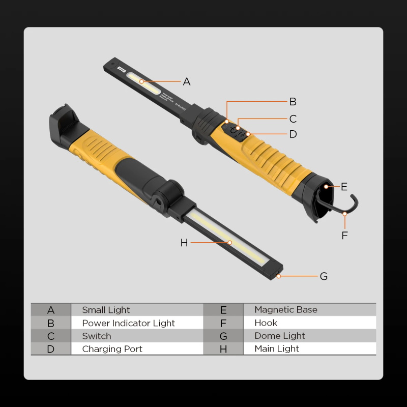 Autool SL820 taschenlampe 