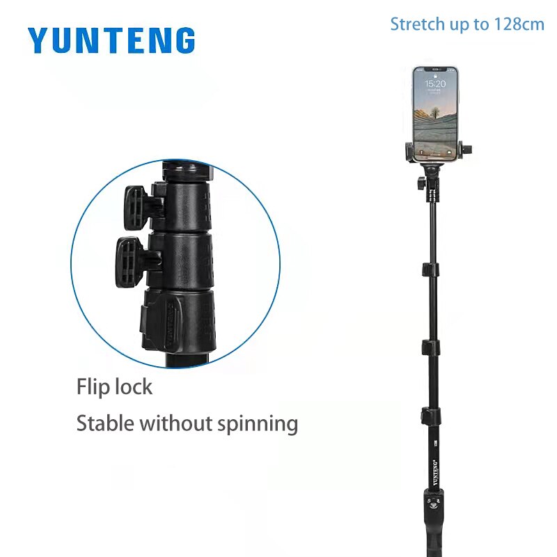 YUNTENG 1288 Bluetooth Selfie Stick