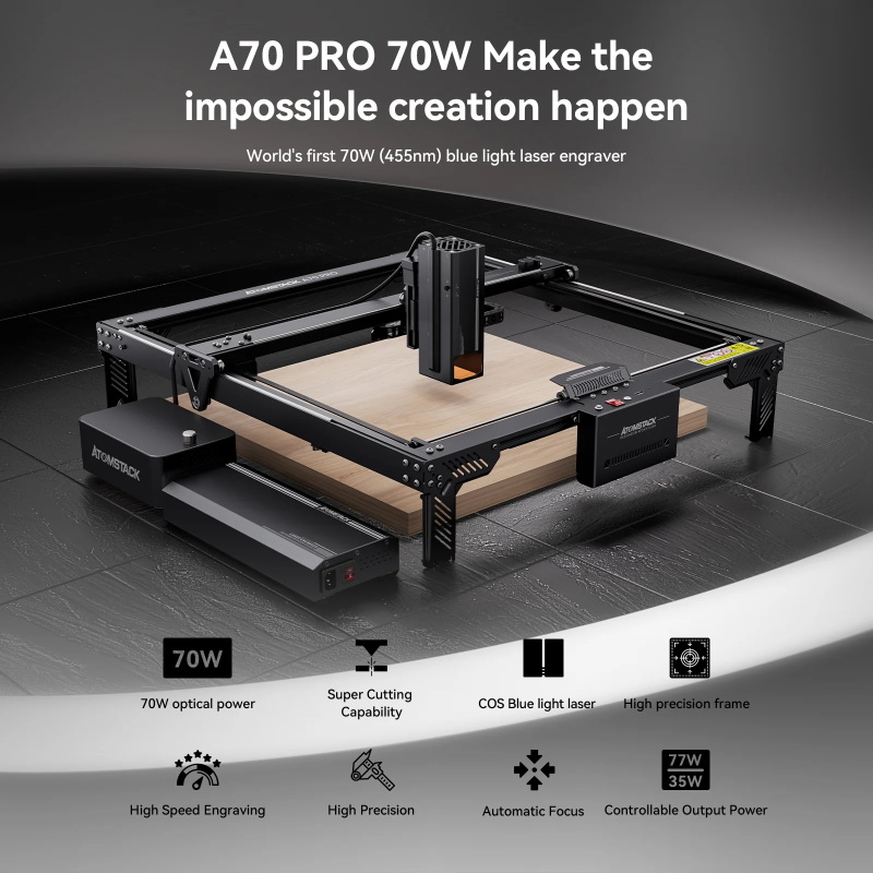 ATOMSTACK A70 PRO Laser Graviermaschine