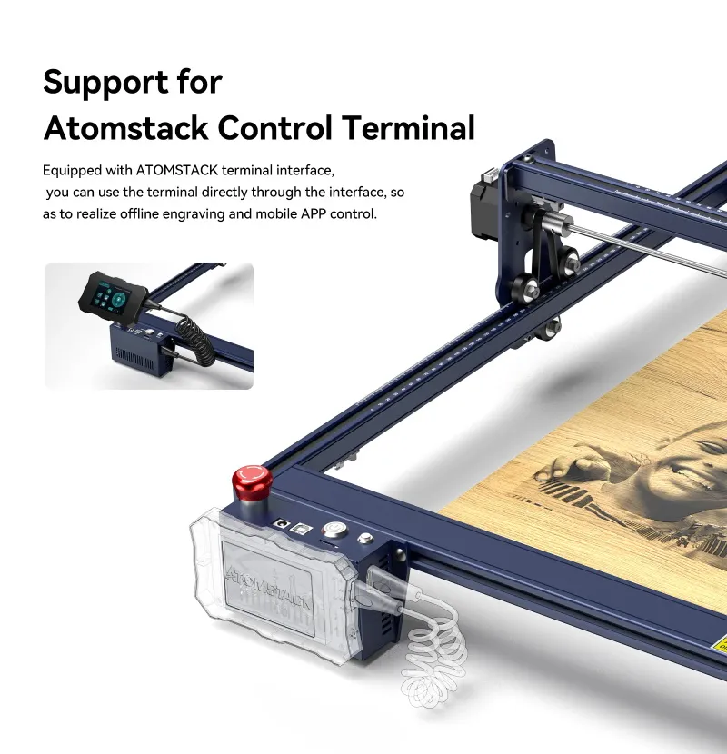 ATOMSTACK A5 M50 40W CNC-Lasergravurmaschine