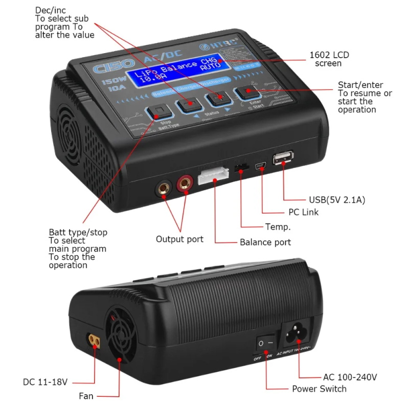 Lipo charger balance