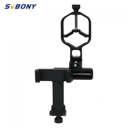 Svbony sv214 pro adaptateur universel pour smartphone 3 axes plage de serrage 28mm-48mm/44mm-64mm pour télescope ou portée digi