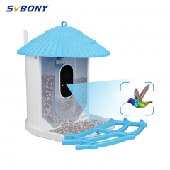 SVBONY SC101 Smart Bird Feeder with APP, Wild Bird Watching, 1080P HD Camera, 2.4G WiFi, Bird Identification, IP66 Waterproof