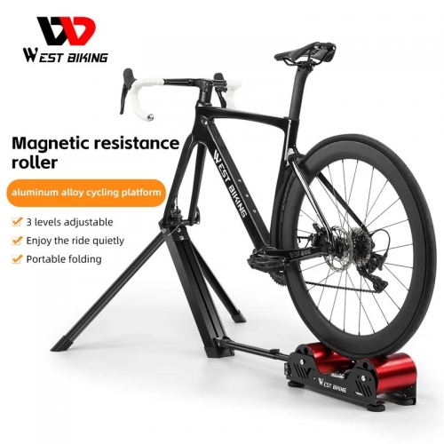 West Biking Radfahren Training Übung Fahrrad rolle Indoor statisches Fahrrad Falt trainer Fitness einstellbarer Widerstands trainer