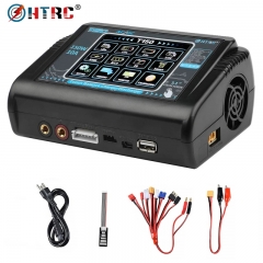 HTRC T150 Intelligentes Batterieladegerät AC/DC 150 W 10 A mit Touchscreen-Balance-Ladung für LiPo LiHV LiFe Lilon NiCd NiMh Pb-Akku