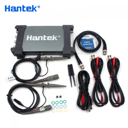 Hantek 6254BD Osiclloscope numérique 4 canaux 250Mhz bande passante USB PC Osciloscopio Portable avec générateur de Signal 25Mhz