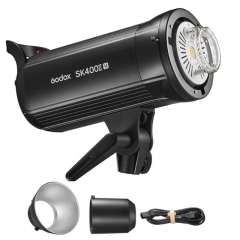 Godox SK400IIV 400Ws 5700±200K Strobe Light GN65 Built-in 2.4G Wireless X System with Bowens Mount for Photo Studio