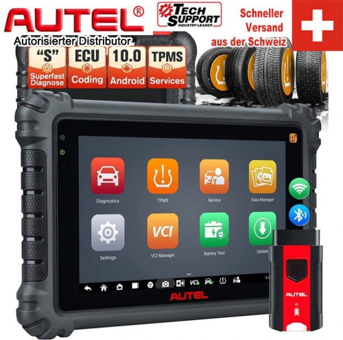 Autel MaxiCOM MK906 Pro-TS (MK906PRO TS) Auto Diagnostic Scan Tool ECU Coding Full TPMS OBD2 Scanner Relearn Sup FCA Access DoIP & CAN FD