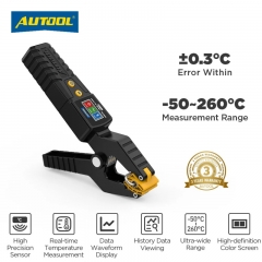 Autool lm55 digital temperature test clamp -50 ~ 260 °c waveform data display precision sensor real-time temperature measurement